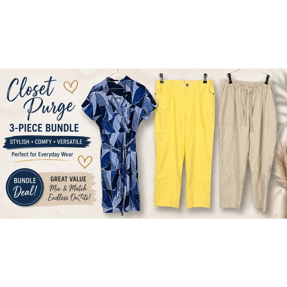 CLOSET PURGE – 3 PIECE WOMEN’S BUNDLE